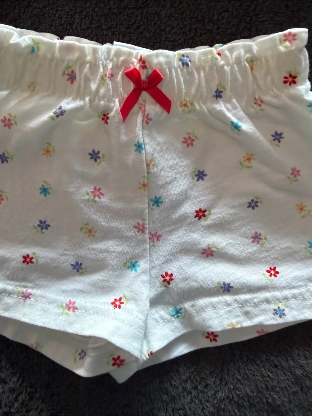 Kids Two-Piece Matching Set - Green Striped Top & Floral Shorts